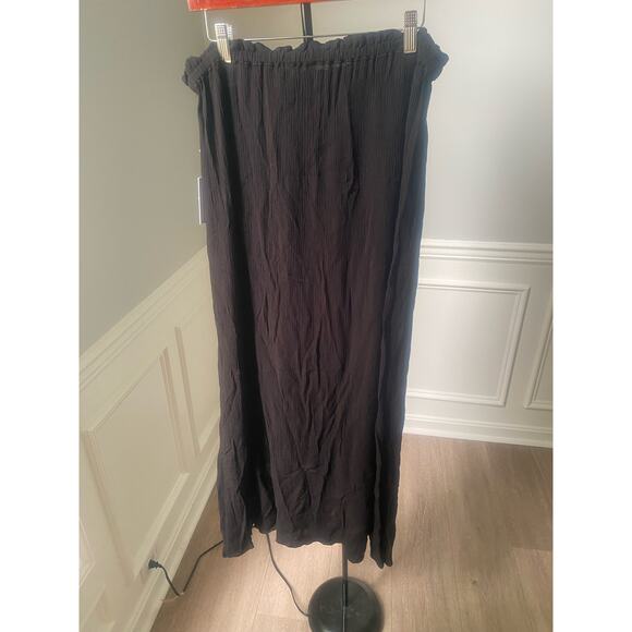 NWT 1.State Midi Black‎ Wrap Skirt Size Large - Picture 7 of 7